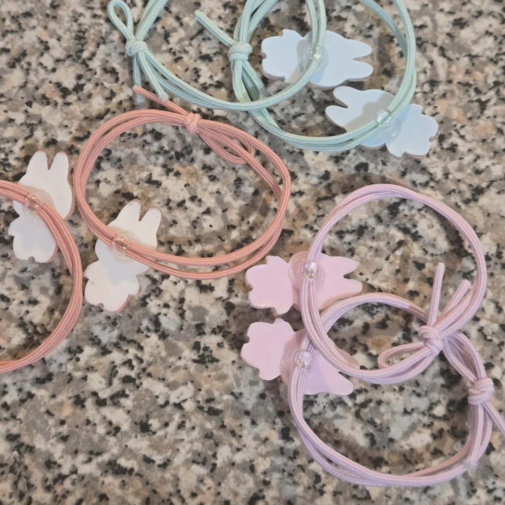 🍒🍒 Cute Charm Labubu Hair Ties Set